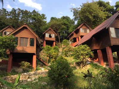 Cabane sur la colline avec climatisation — Coral View Resort